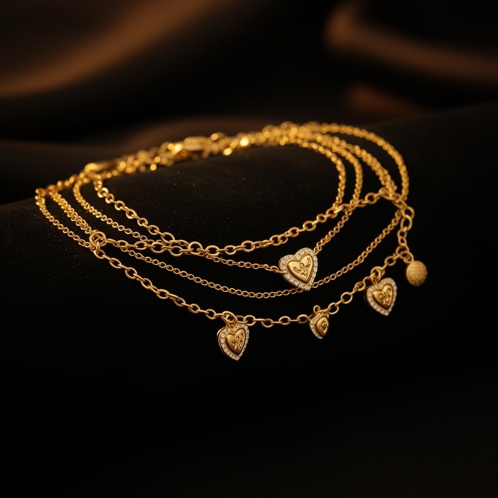 Pulseira Stack Correntes